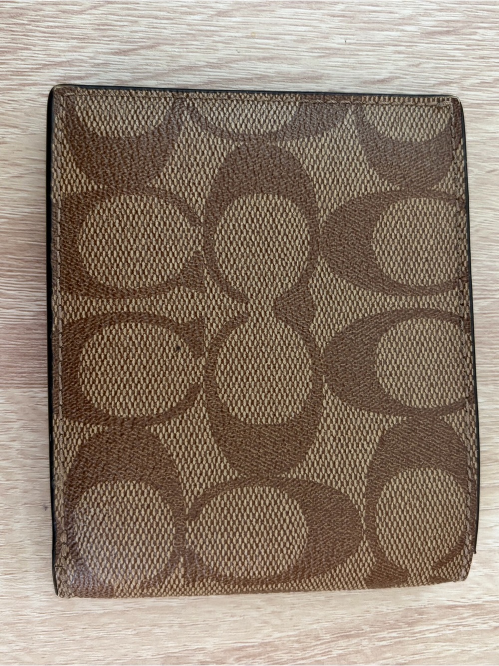 Coach Brown/Tan Bifold Wallet
